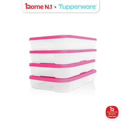 Bộ 4 Hộp Đựng Thực Phẩm Tupperware Trữ Đông Gen I Medium 650ml