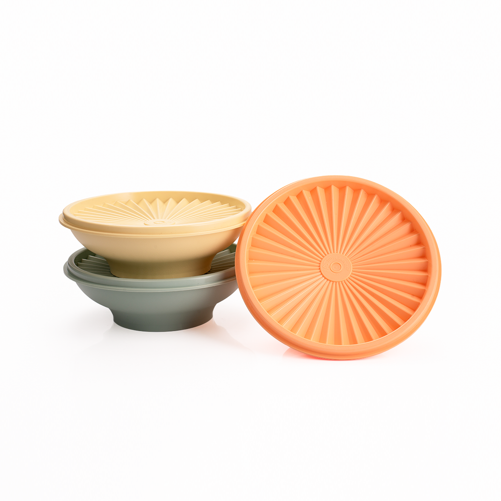 Bộ 3 Hộp Đựng Thực Phẩm Tupperware Trữ Khô Và Mát Heritage Bowl 400ml