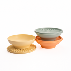 Bộ 3 Hộp Đựng Thực Phẩm Tupperware Trữ Khô Và Mát Heritage Bowl 400ml