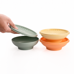 Bộ 3 Hộp Đựng Thực Phẩm Tupperware Trữ Khô Và Mát Heritage Bowl 400ml