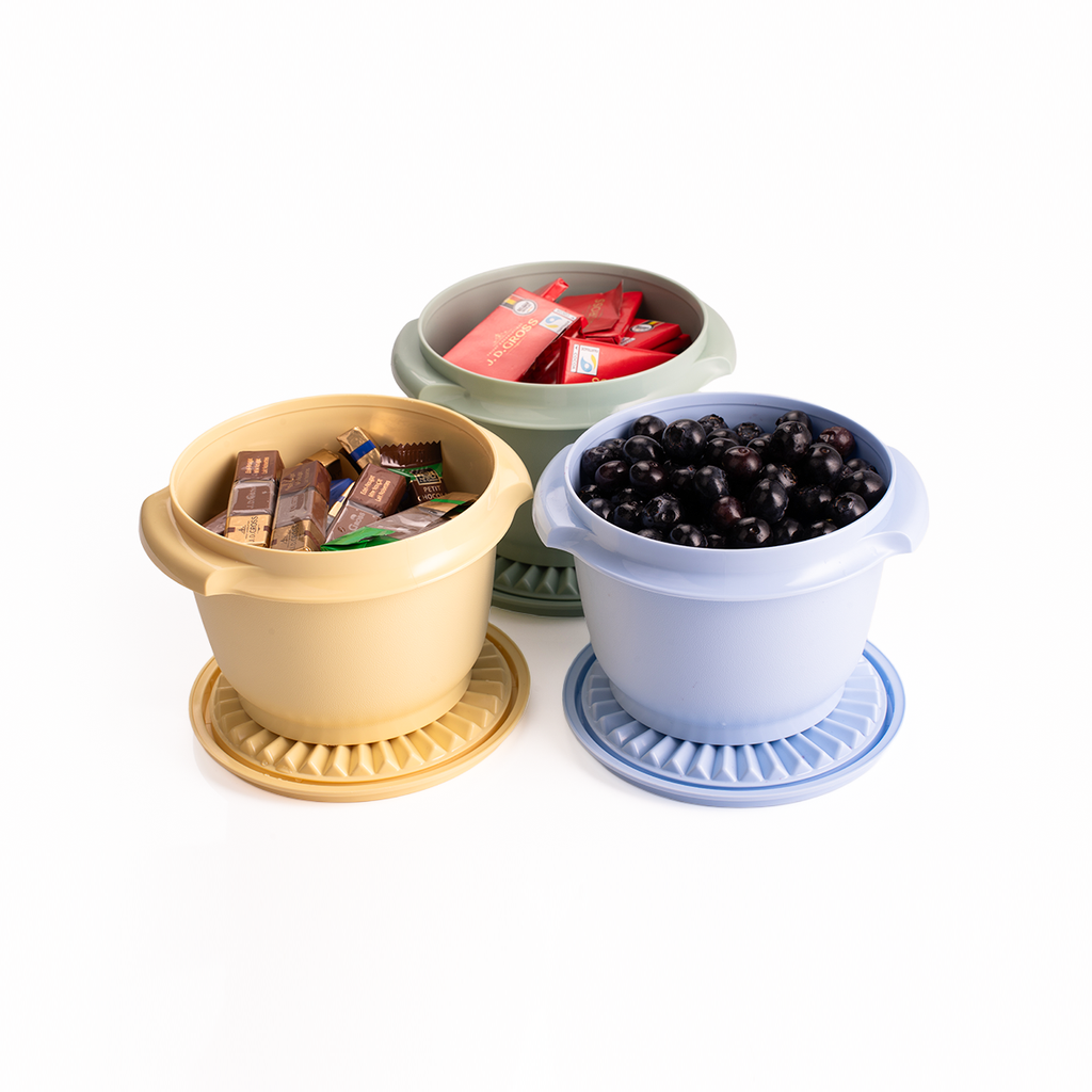 Bộ 3 Hộp Đựng Thực Phẩm Tupperware Trữ Khô Và Mát Heritage Small 600ml