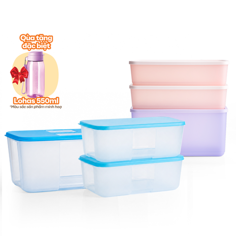 Bộ 6 hộp Tupperware Trữ đông và mát Mega Dynamic