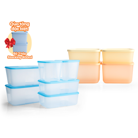 Bộ 10 hộp Tupperware Trữ đông và mát Mega Family