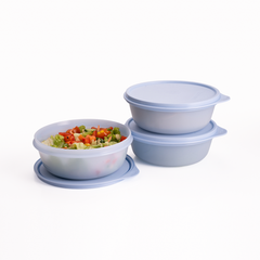 Bộ 3 Hộp Đựng Thực Phẩm Tupperware Trữ Khô Và Mát Modular Bowl Medium 600ml