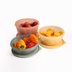 Bộ 3 hộp đựng thực phẩm Tupperware trữ khô và mát Modular Bowl Variety 1.9L 1.4L 950ml