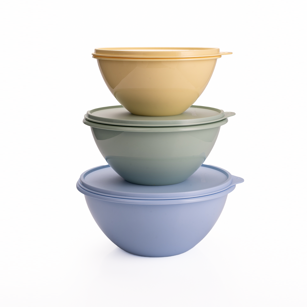 Bộ 3 Hộp Đựng Thực Phẩm Tupperware Trữ Khô Và Mát Original Bowl 2.5L 1.7L 1.1L
