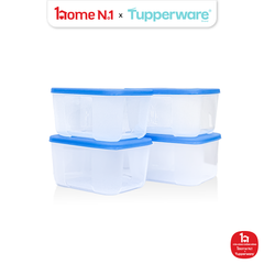 Bộ 4 Hộp Đựng Thực Phẩm Tupperware Trữ Đông Gen I Small 650ml