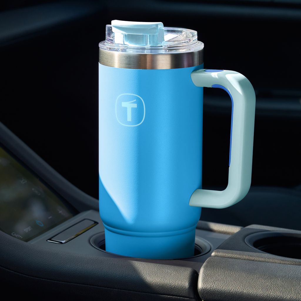 Ly Giữ Nhiệt Tupperware Có Tay Cầm Big T 1.1l – Day Blue