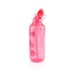Bình đựng nước Tupperware Aquavibe có tay cầm và ống hút 2L - Pink October