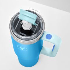 Ly Giữ Nhiệt Tupperware Có Tay Cầm Big T 1.1l – Day Blue