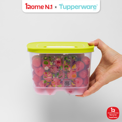 Hộp Đựng Thực Phẩm Tupperware Trữ Mát Ventsmart Chữ Nhật Nhỏ Cao 1.8L Nắp Margarita