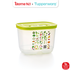 Hộp Đựng Thực Phẩm Tupperware Trữ Mát Ventsmart Chữ Nhật Nhỏ Cao 1.8L Nắp Margarita