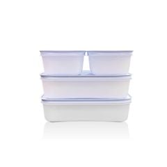 Bộ 4 hộp đựng thực phẩm Tupperware trữ đông Gen II 450ml và 1L