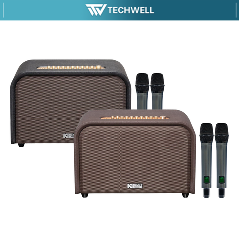 Loa Karaoke ACNOS ACOUSTIC 3 Compact (Tặng chân loa, túi đựng du lịch, jack 3.5mm)