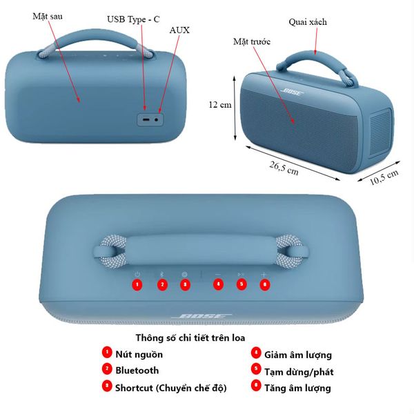 Loa BOSE SOUNDLINK MAX