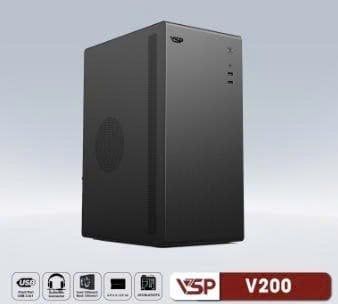 Vsp Box Case VSP V200 Black | Kính Cường Lực, Gaming PC – Thiết bị văn phòng S&H