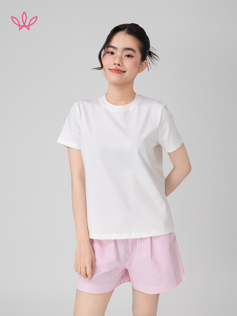 Áo WINNY cotton tay ngắn 235gsm 1HACT26001N