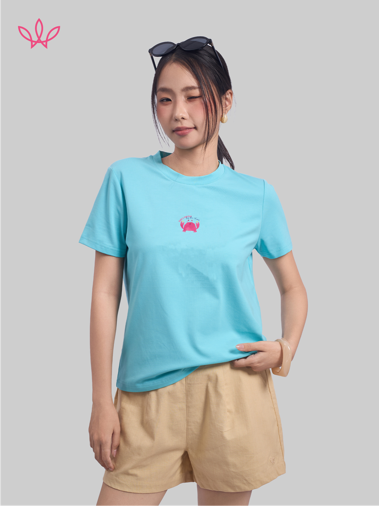 Áo WINNY cotton tay ngắn 180gsm 1HACT26009N