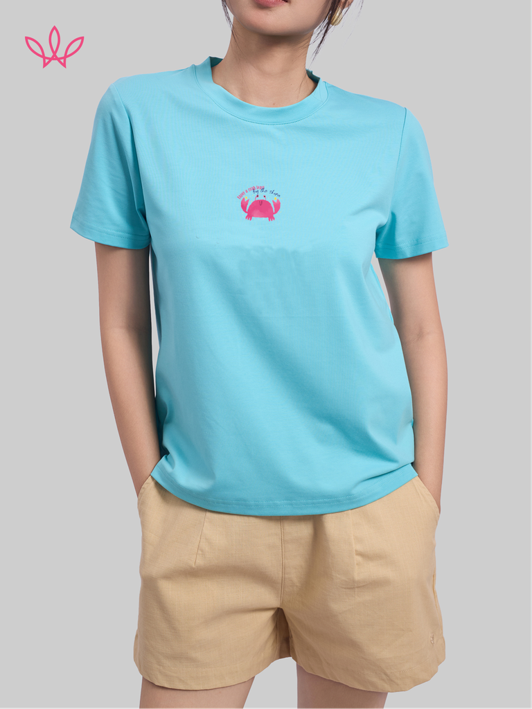 Áo WINNY cotton tay ngắn 180gsm 1HACT26009N
