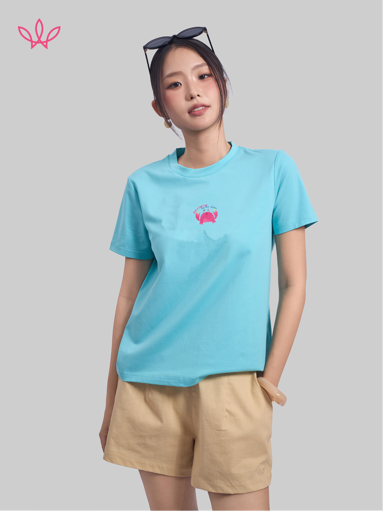 Áo WINNY cotton tay ngắn 180gsm 1HACT26009N