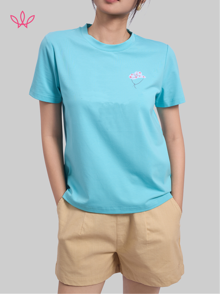 Áo WINNY cotton tay ngắn 180gsm 1HACT26009N