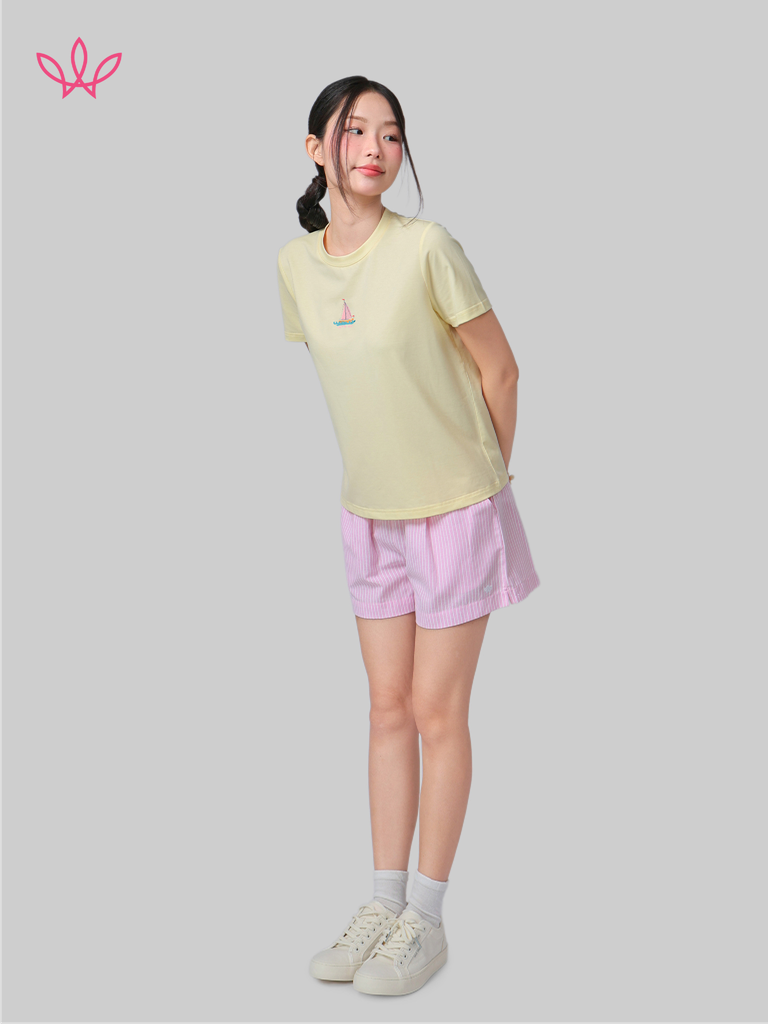 Áo WINNY cotton tay ngắn 180gsm 1HACT26009N