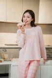  Bộ đồ mặc nhà Cotton quần dài tay dài  -  1MNCT24251D 