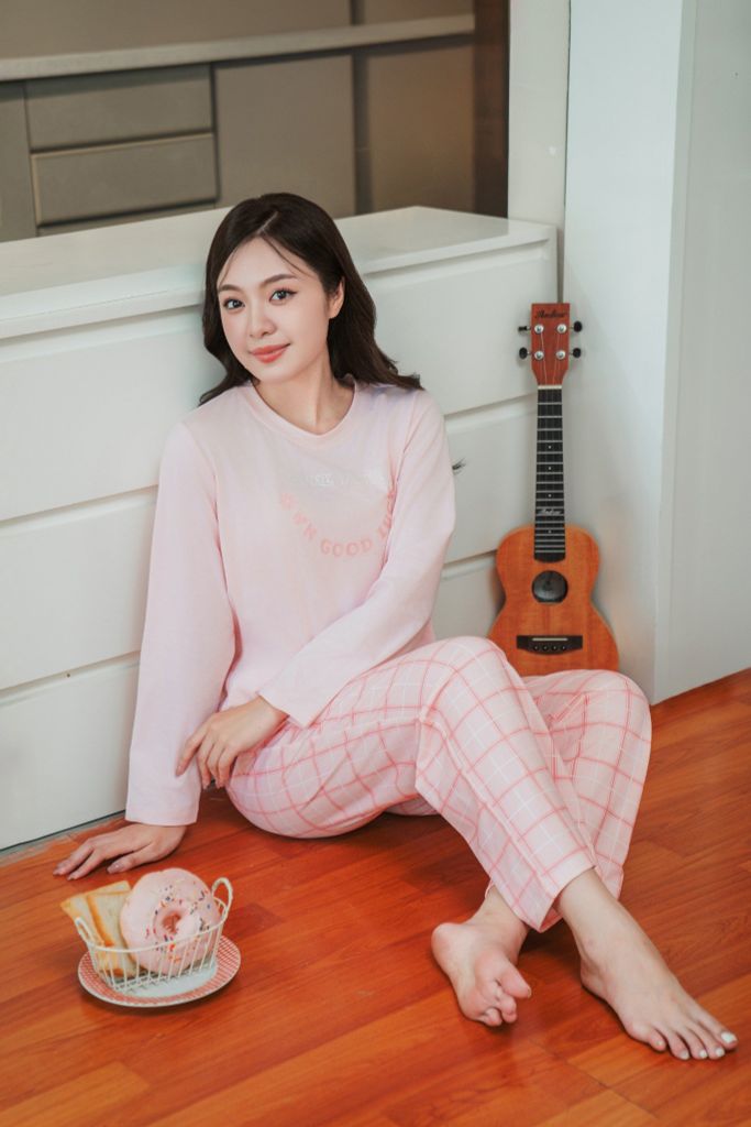 Bộ đồ mặc nhà Cotton quần dài tay dài  -  1MNCT24251D