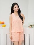  Bộ đồ mặc nhà Cotton quần ngắn không tay  -  1MNCT25040B 