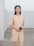  Bộ đồ mặc nhà Cotton quần ngắn tay ngắn  -  1MNCT25043C 
