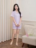  Bộ đồ ngủ Pijama Cotton quần ngắn tay ngắn  -  1MNCT25044C 
