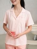  Bộ đồ ngủ Pijama Cotton quần lửng tay ngắn  -  1MNCT25047N 