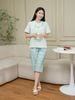  Bộ đồ mặc nhà Cotton quần lửng tay ngắn  -  1MNCT25048N 