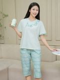  Bộ đồ mặc nhà Cotton quần lửng tay ngắn  -  1MNCT25048N 