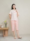  Bộ đồ mặc nhà Cotton quần lửng tay ngắn  -  1MNCT25048N 