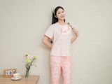  Bộ đồ mặc nhà Cotton quần lửng tay ngắn  -  1MNCT25048N 