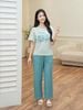  Bộ đồ mặc nhà Cotton quần dài tay ngắn  -  1MNCT25050D 