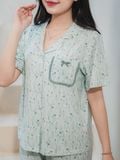  Bộ đồ ngủ Pijama Cotton quần dài tay ngắn  -  1MNCT25051D 