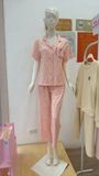  Bộ đồ ngủ Pijama Cotton quần dài tay ngắn  -  1MNCT25051D 