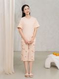  Bộ đồ mặc nhà Cotton quần lửng tay ngắn  -  1MNCT25105N 