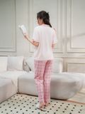  Bộ đồ ngủ Pijama Cotton quần dài tay ngắn  -  1MNCT25106D 