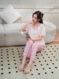  Bộ đồ ngủ Pijama Cotton quần dài tay ngắn  -  1MNCT25106D 