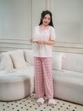  Bộ đồ ngủ Pijama Cotton quần dài tay ngắn  -  1MNCT25106D 