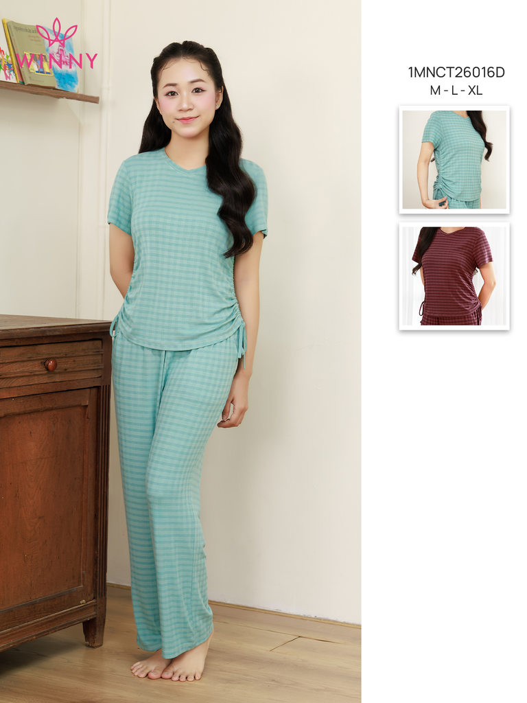 Bộ WINNY cotton quần dài tay ngắn 1MNCT26016D