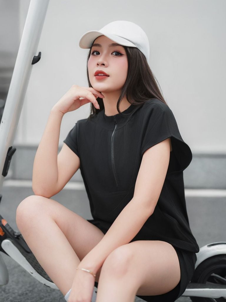 Bộ gió quần ngắn tay ngắn  -  1MNGO25055C