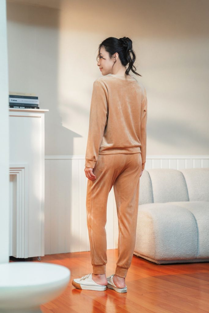 Bộ nhung quần dài  -  1MNNH24235D