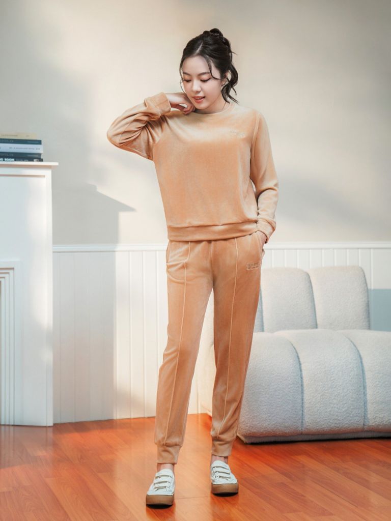 Bộ nhung quần dài  -  1MNNH24235D