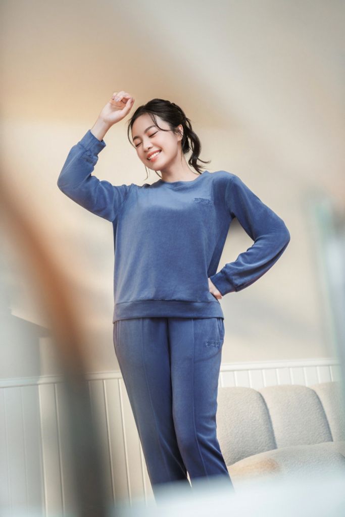 Bộ nhung quần dài  -  1MNNH24235D