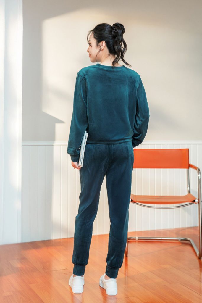 Bộ nhung quần dài  -  1MNNH24235D