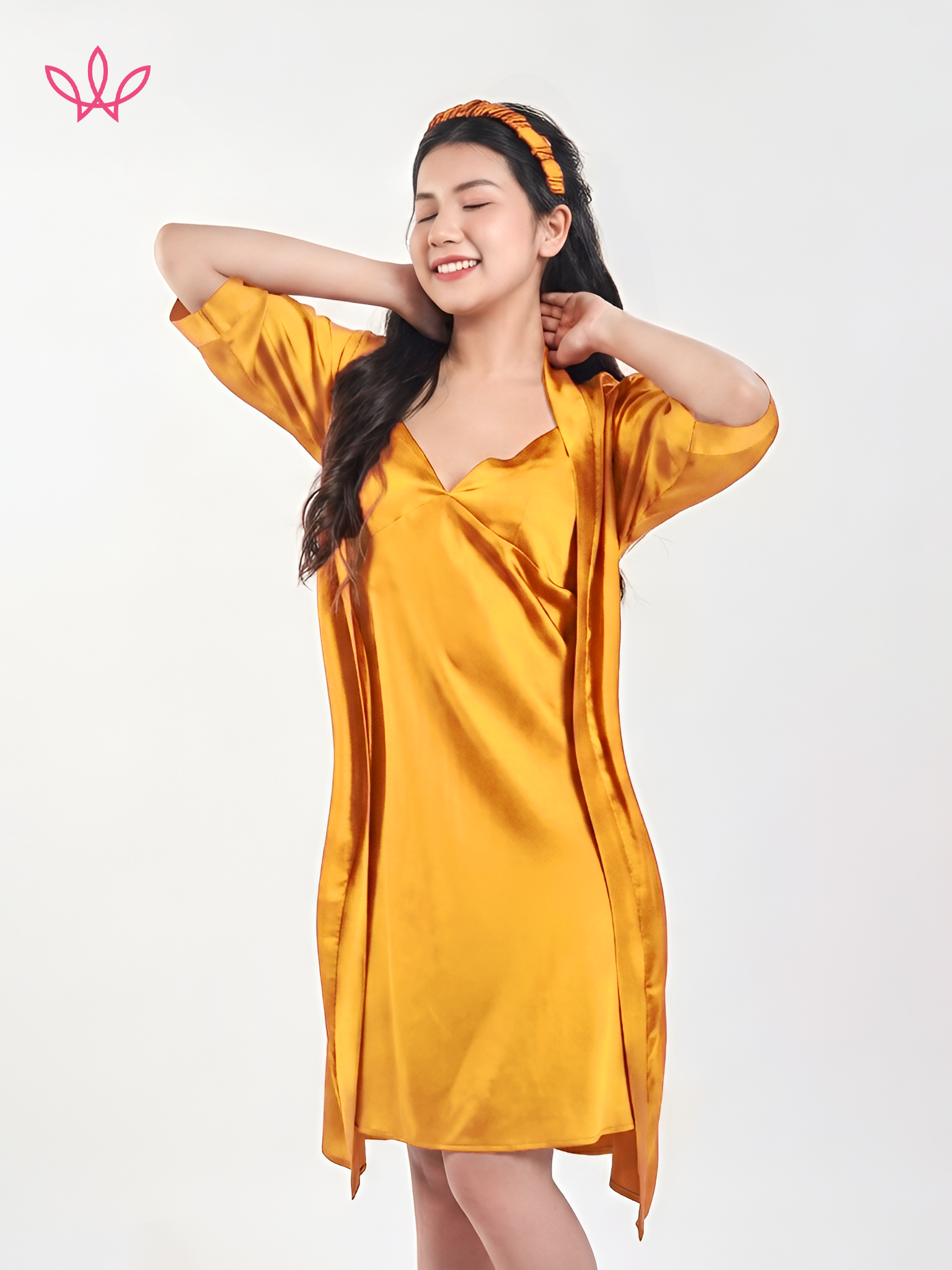 Áo choàng ngủ Polyester  -  1MNSA23139A